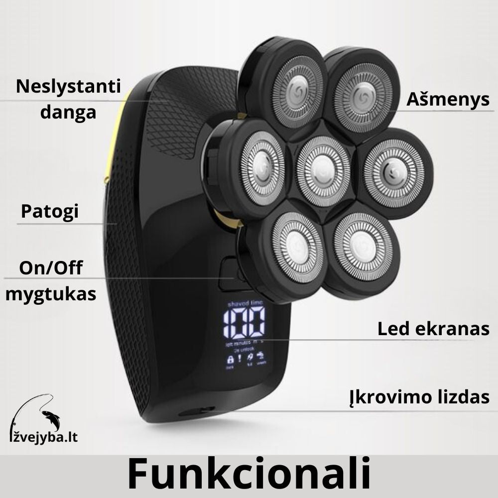 Vandeniui Atspari Vyriška Barzdaskutė
