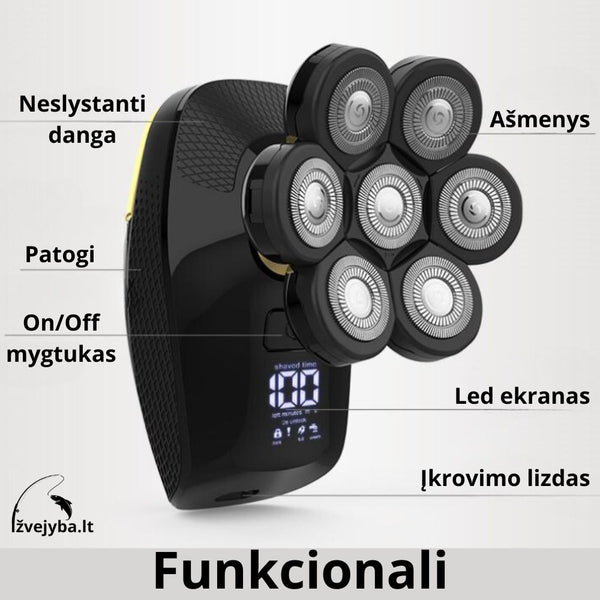 Vandeniui Atspari Vyriška Barzdaskutė