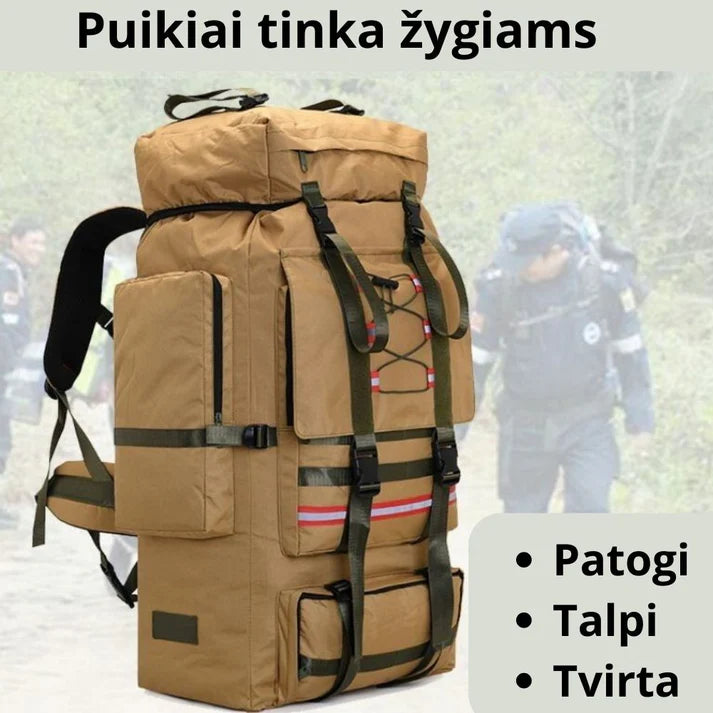 130l Talpos Turistinė Kuprinė