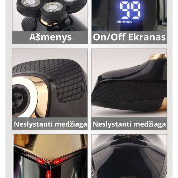 Vandeniui Atspari Vyriška Barzdaskutė
