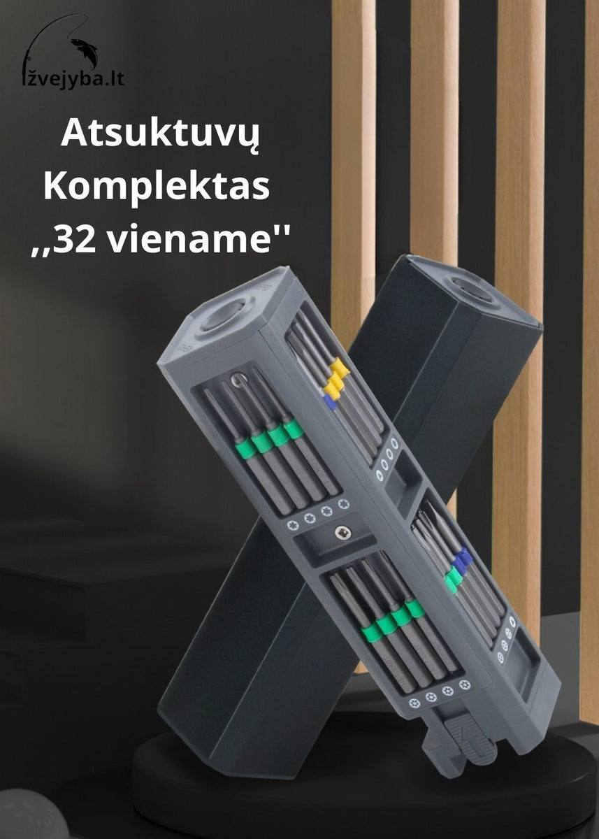 Atsuktuvų Komplektas ,,32 Viename''