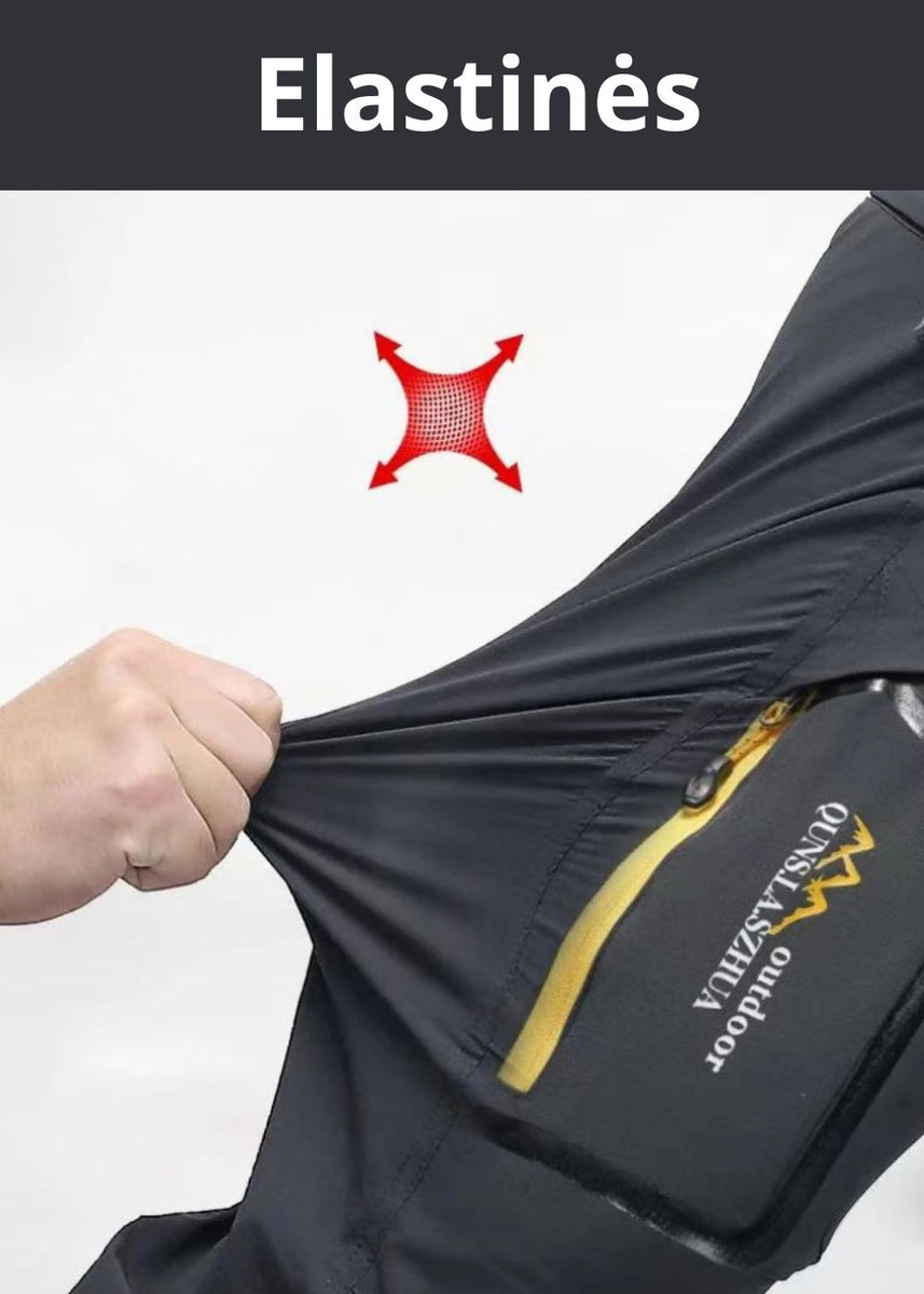 Elastingos Ir Kvėpuojančios Žvejybos Kelnės