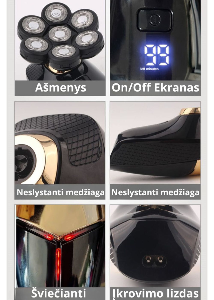 Vandeniui Atspari Vyriška Barzdaskutė