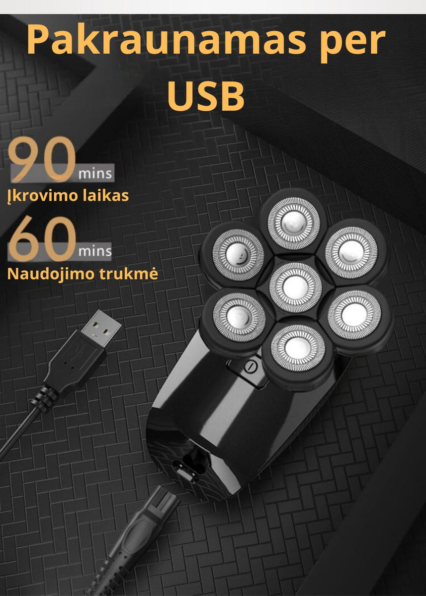 Vandeniui Atspari Vyriška Barzdaskutė