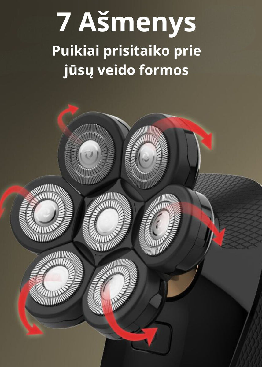 Vandeniui Atspari Vyriška Barzdaskutė
