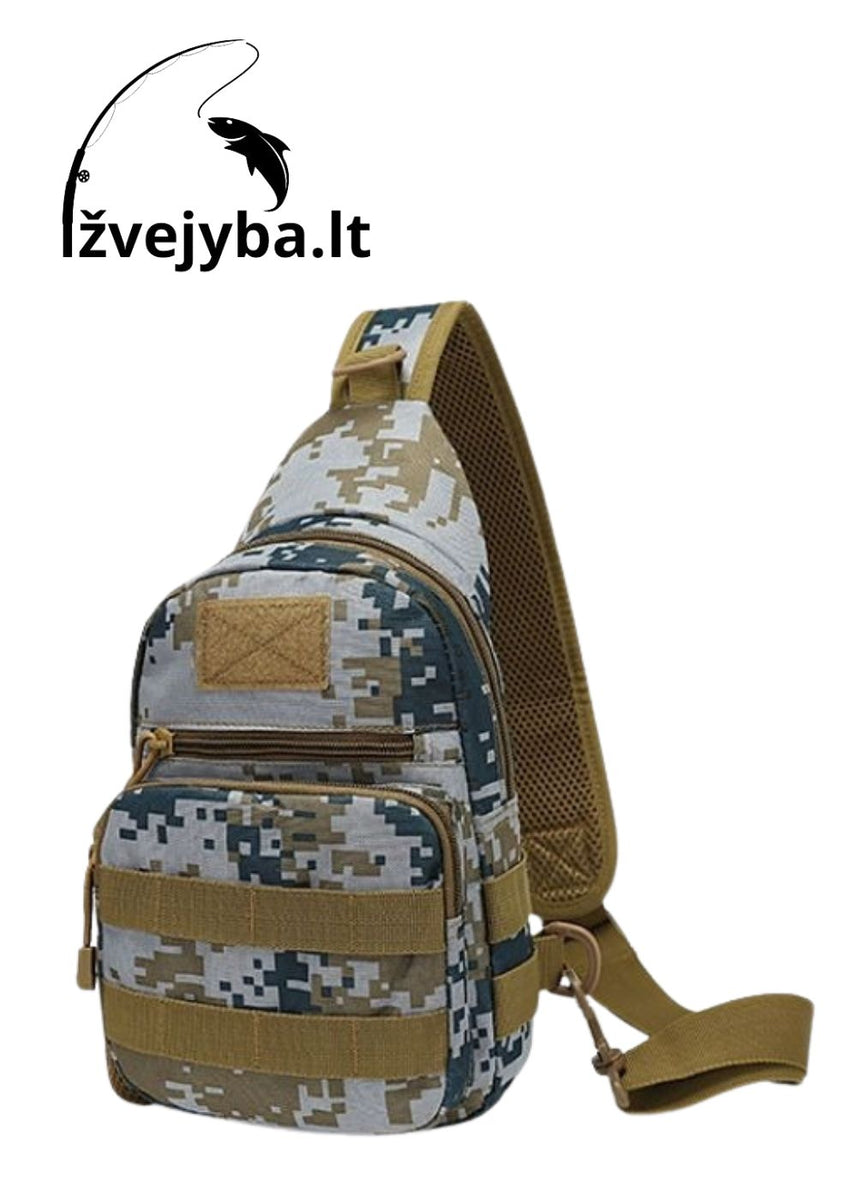 Vyriška Taktinė Kuprinė Per Petį
