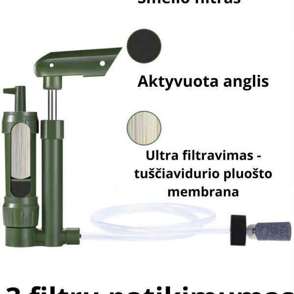 Nešiojamas Vandens Filtras