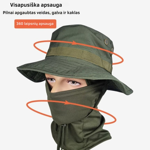 Pralaidi Orui Kepurė Su Balaklava